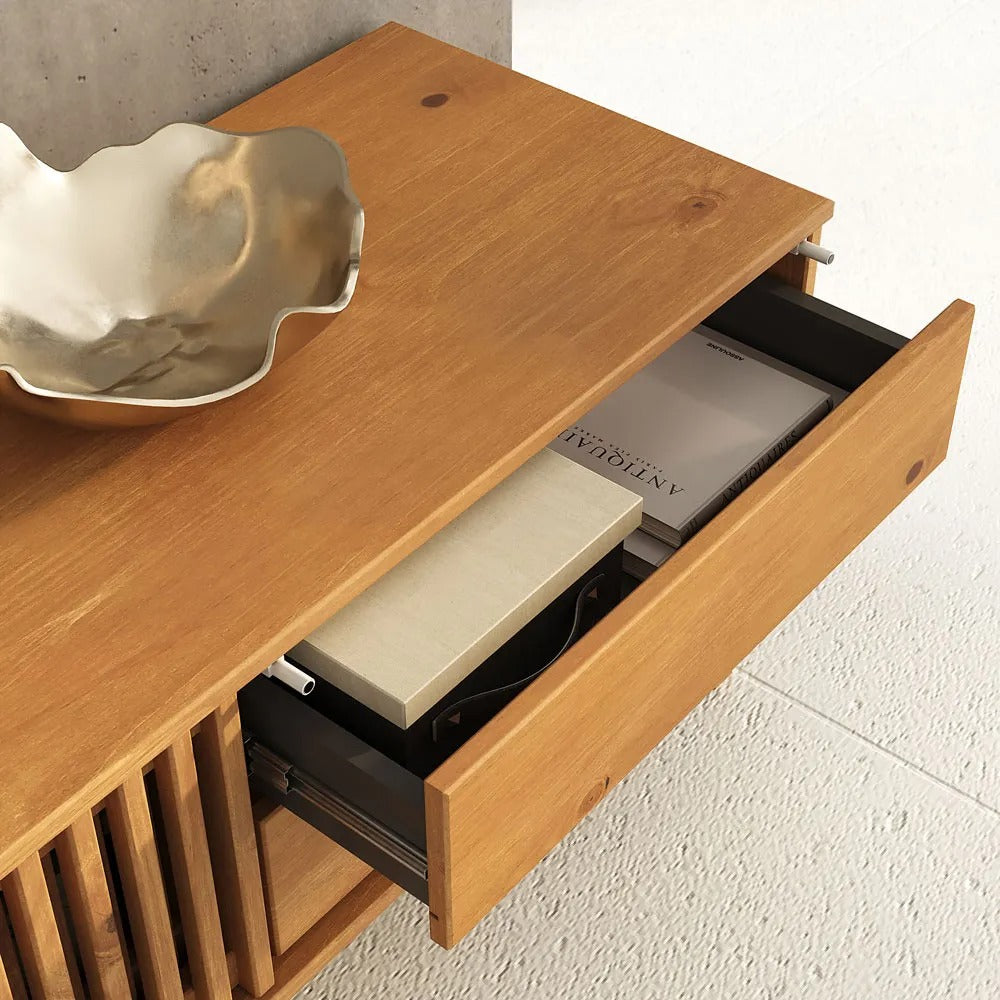 Rack TV 180cm Ader - Madera Maciza