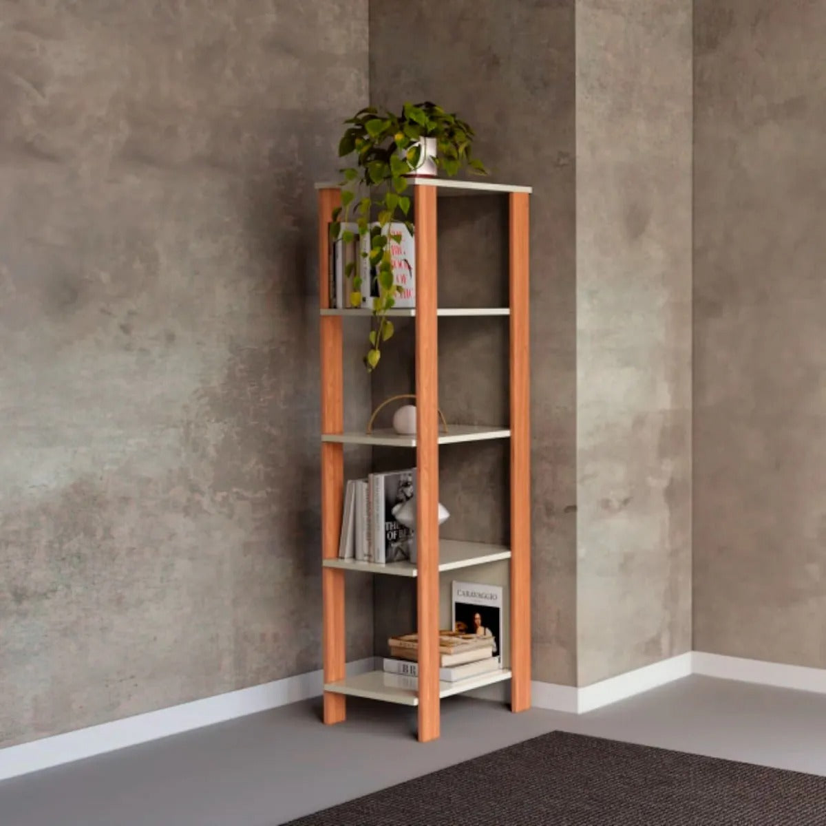 Torre con 5 Estantes 100% MDF - Linea Factory
