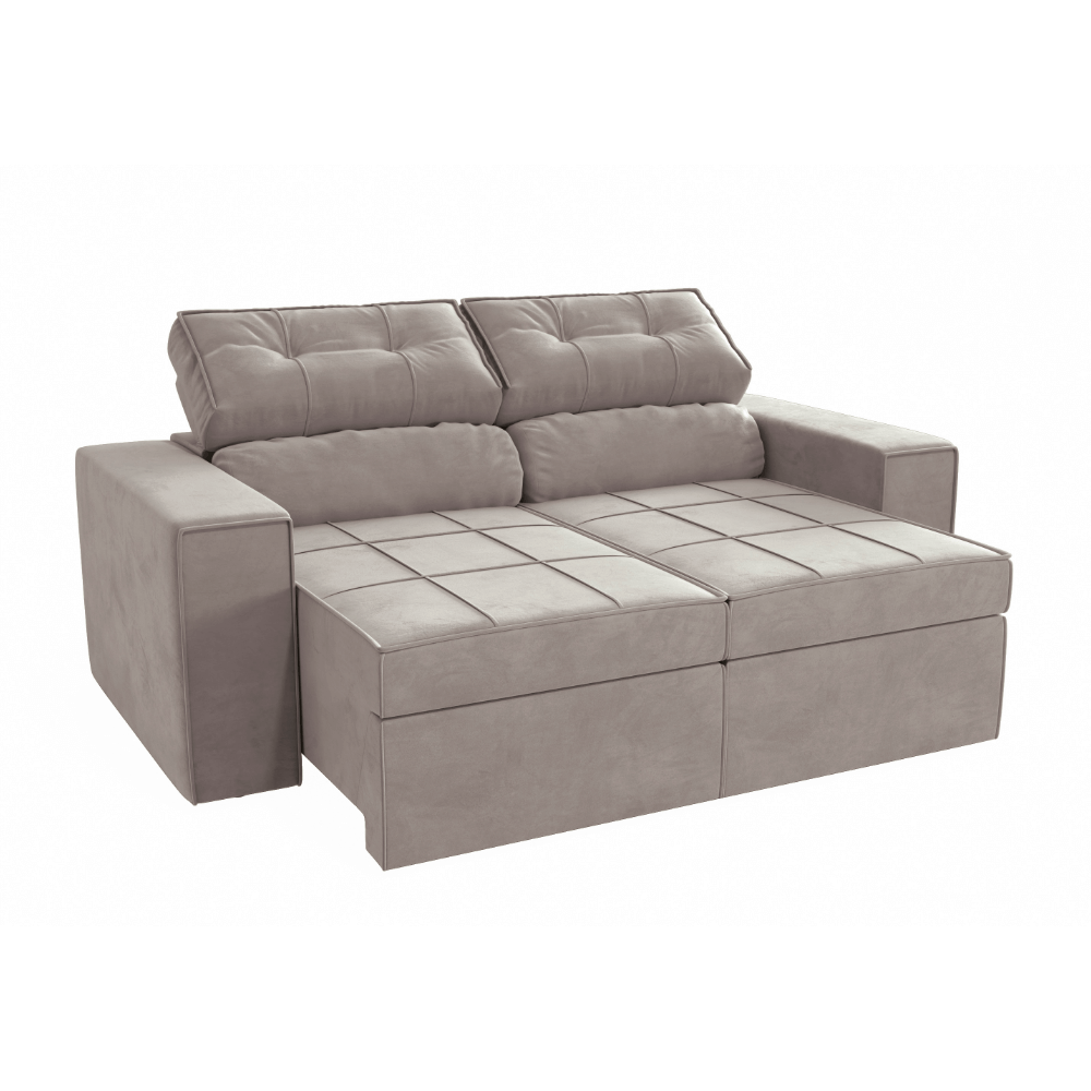 SOFA RETRACTIL/RECLINABLE 6 POSICIONES LANUS 206CM