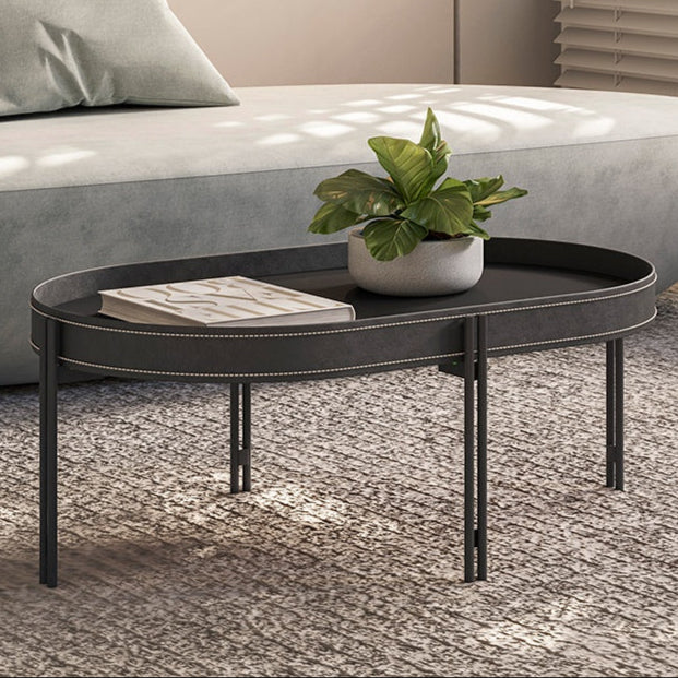 Mesa Ratona Monaco 93cm Cuero/MDF