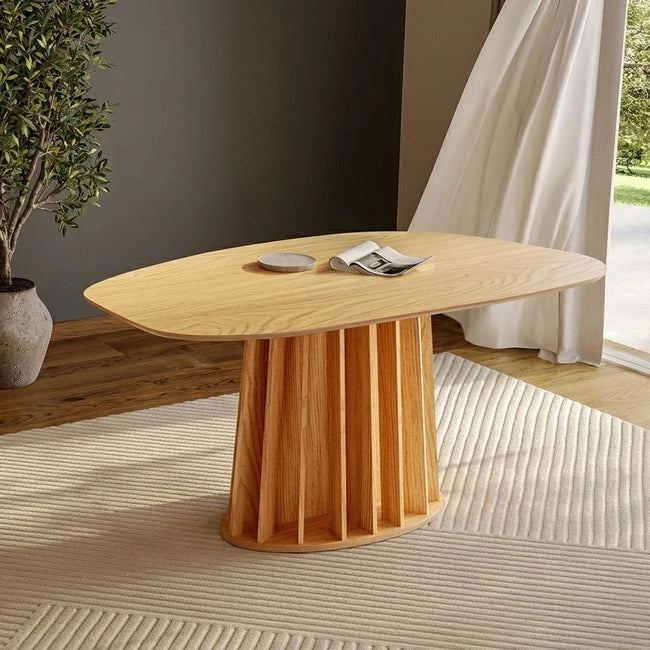 Mesa More Irregular Listones de Madera 160CM - 100% MDF