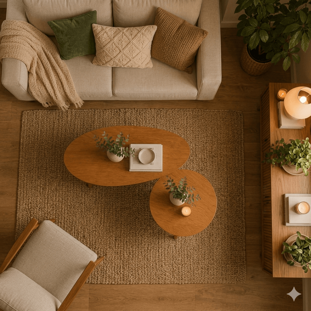 Conjunto de Mesas Ratonas Aira - Madera Maciza