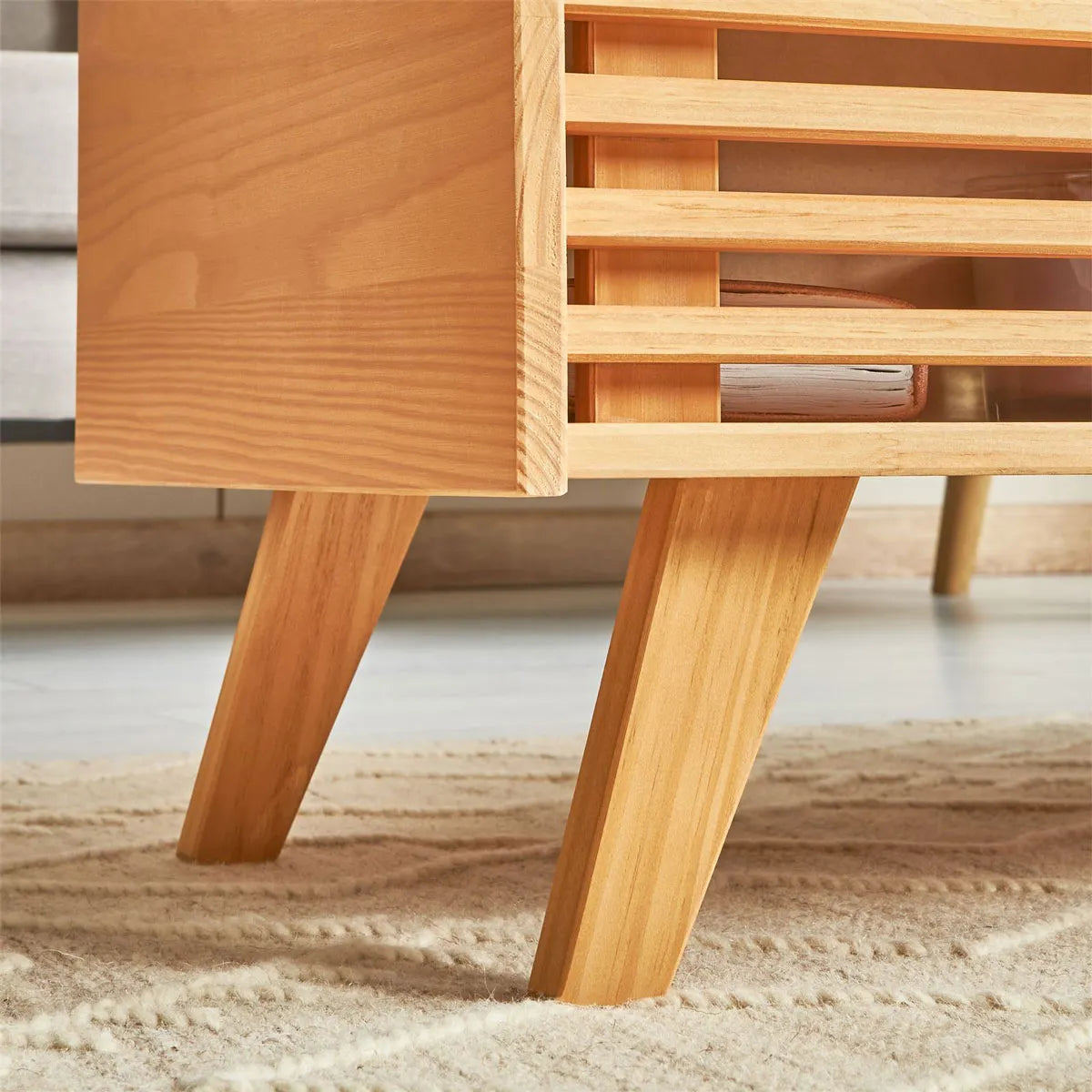 Mesa Ratona Ripado Sean - Madera Maciza