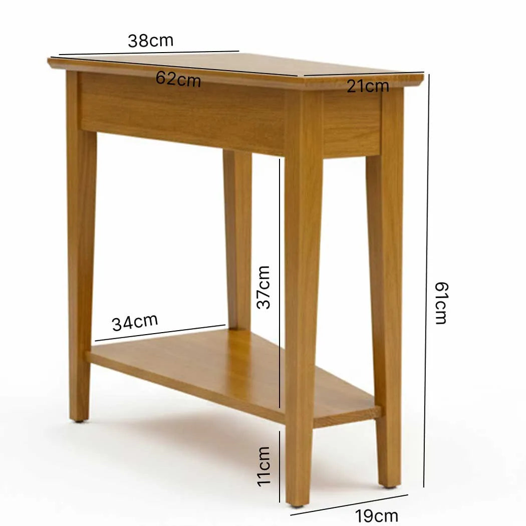 Mesa Lateral Miguel - Madera Maciza