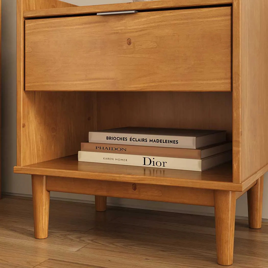 Mesa de luz Melina - Madera Maciza