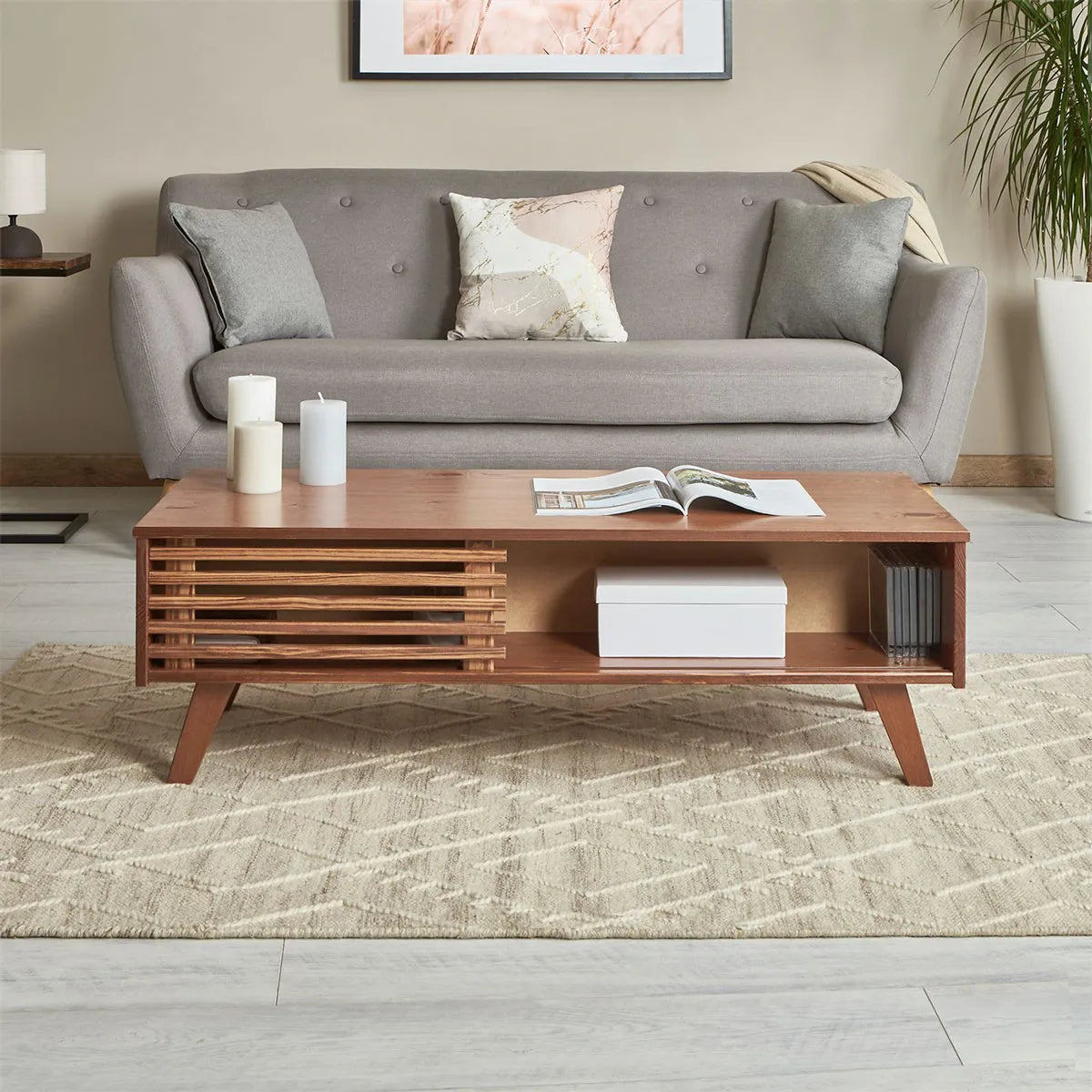 Mesa Ratona Ripado Sean - Madera Maciza