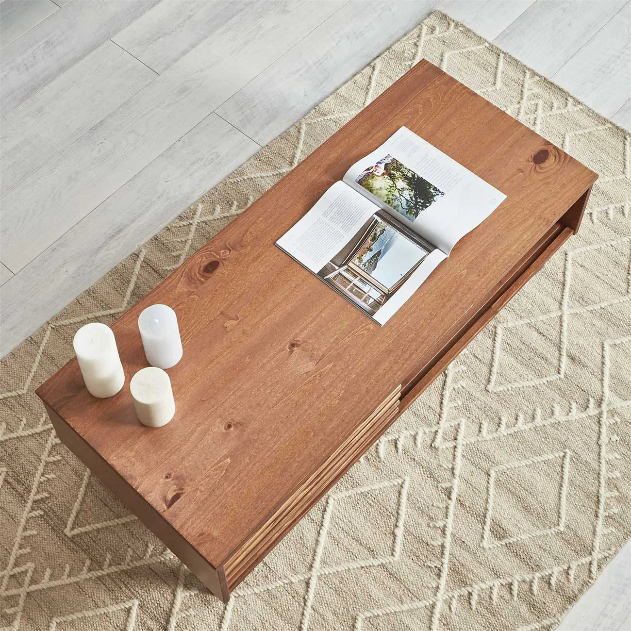 Mesa Ratona Ripado Sean - Madera Maciza