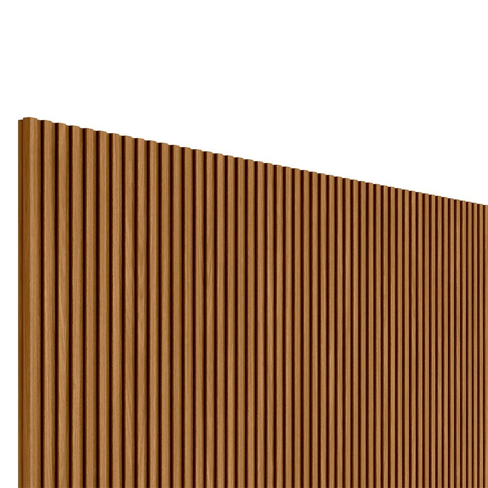 Extensión Panel para tv en MDF Ripado Murcia 140cm con Listones de Madera