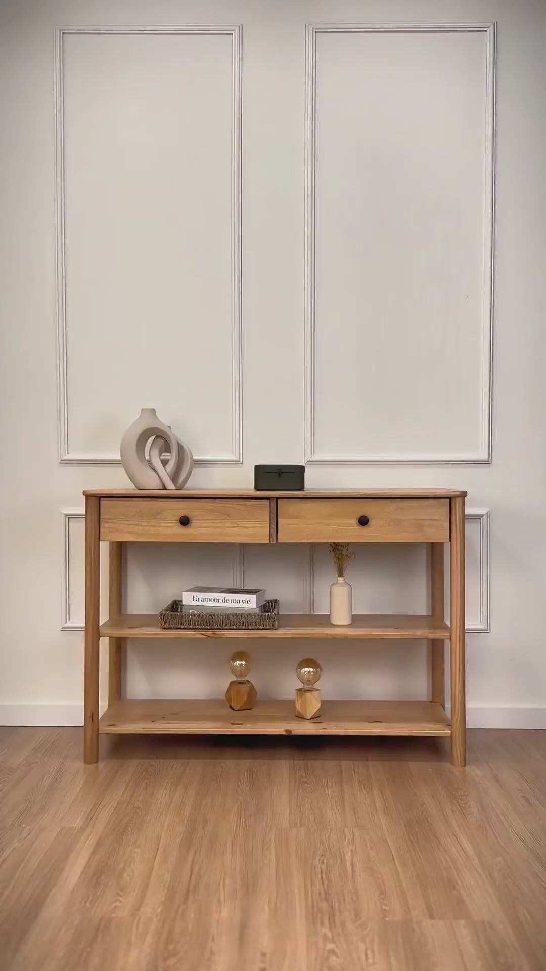 Aparador Recibidor 110CM Apama - Madera Maciza
