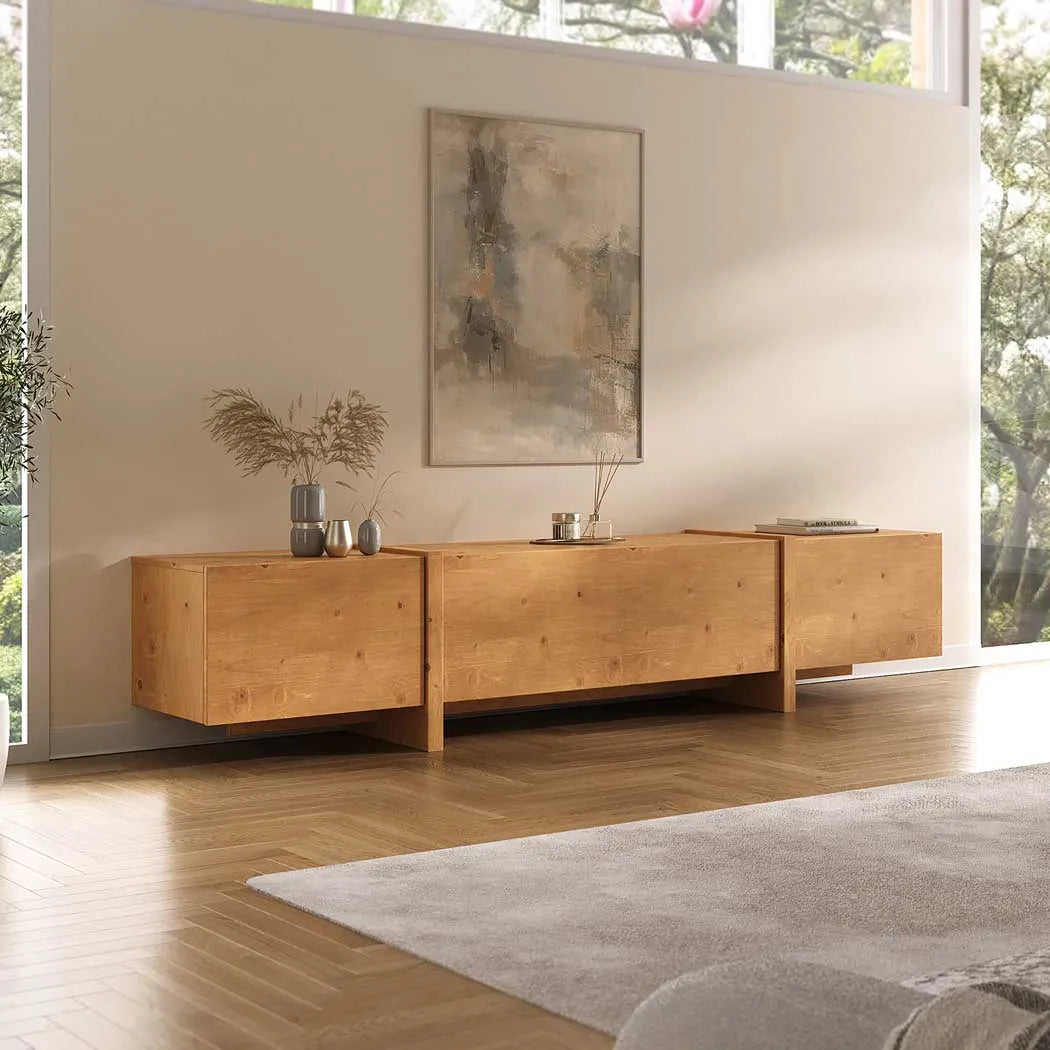Rack tv Lesly 220CM - Madera Maciza