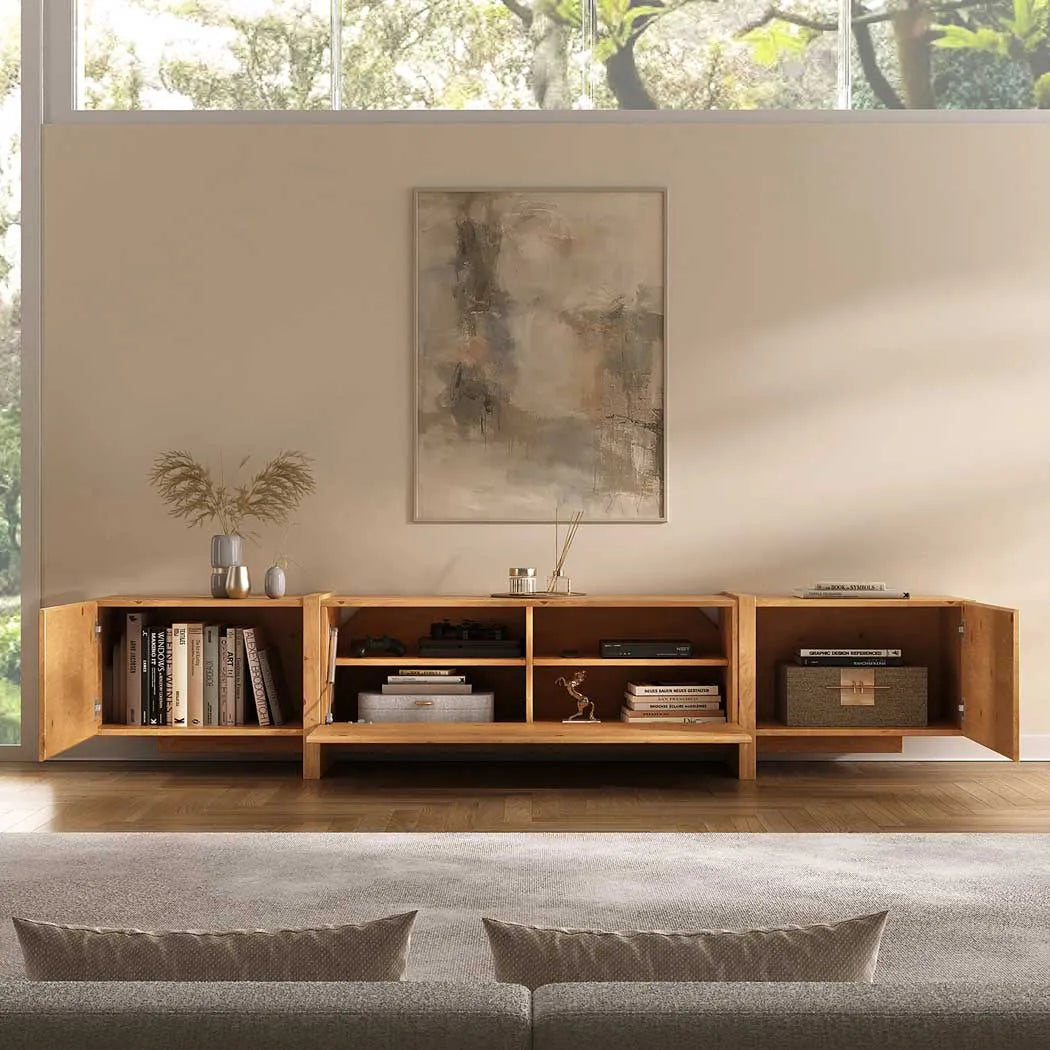 Rack tv Lesly 220CM - Madera Maciza