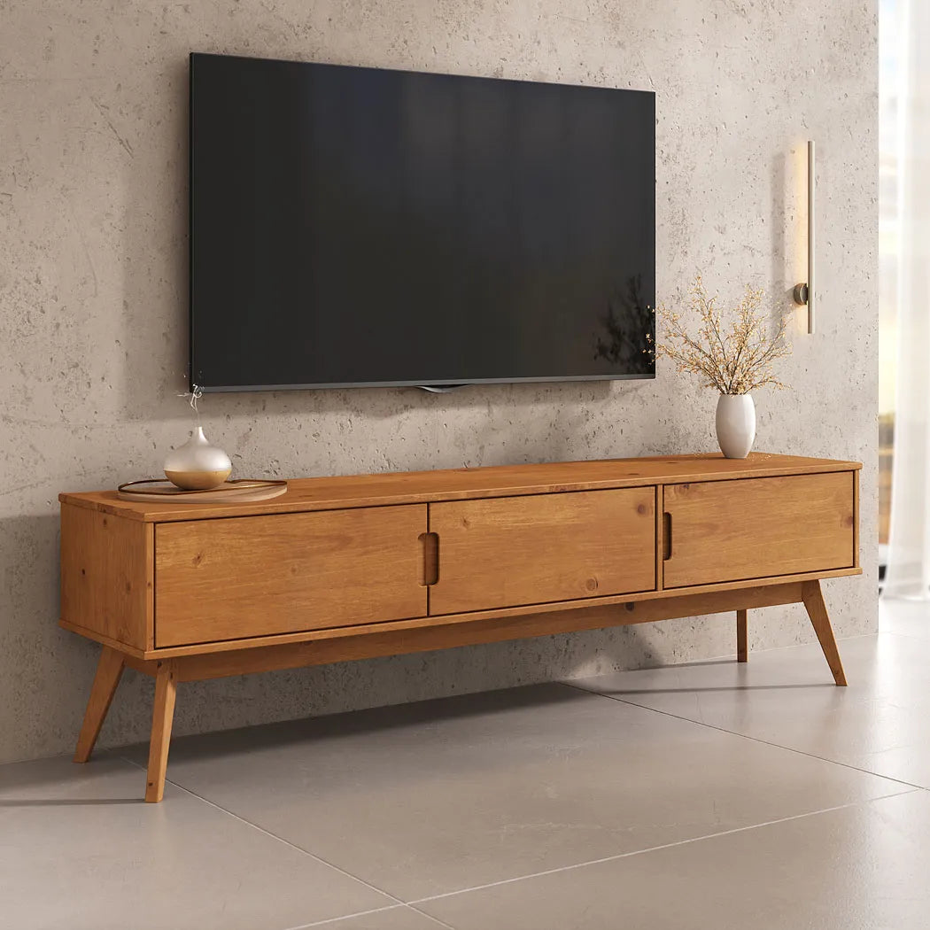 Rack TV 180CM Tivan - Madera Maciza