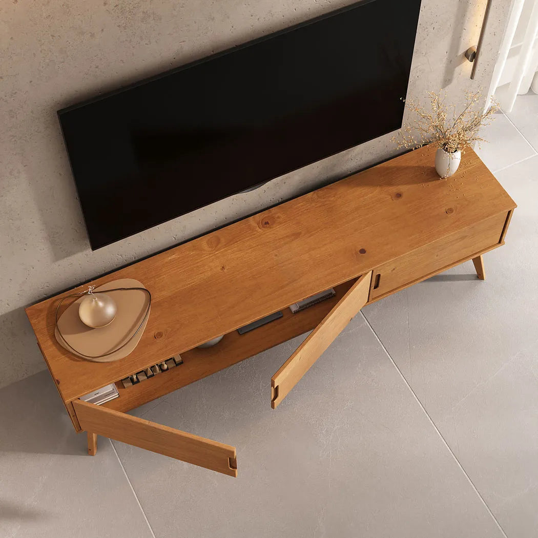 Rack TV 180CM Tivan - Madera Maciza