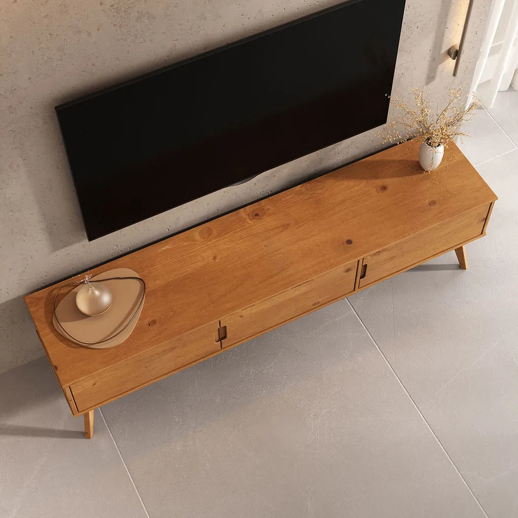 Rack TV 180CM Tivan - Madera Maciza