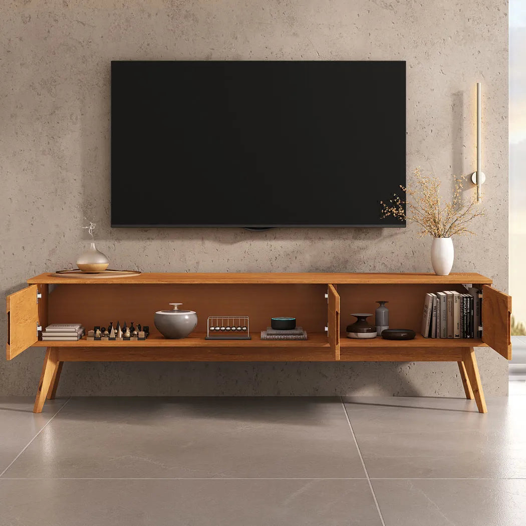 Rack TV 180CM Tivan - Madera Maciza