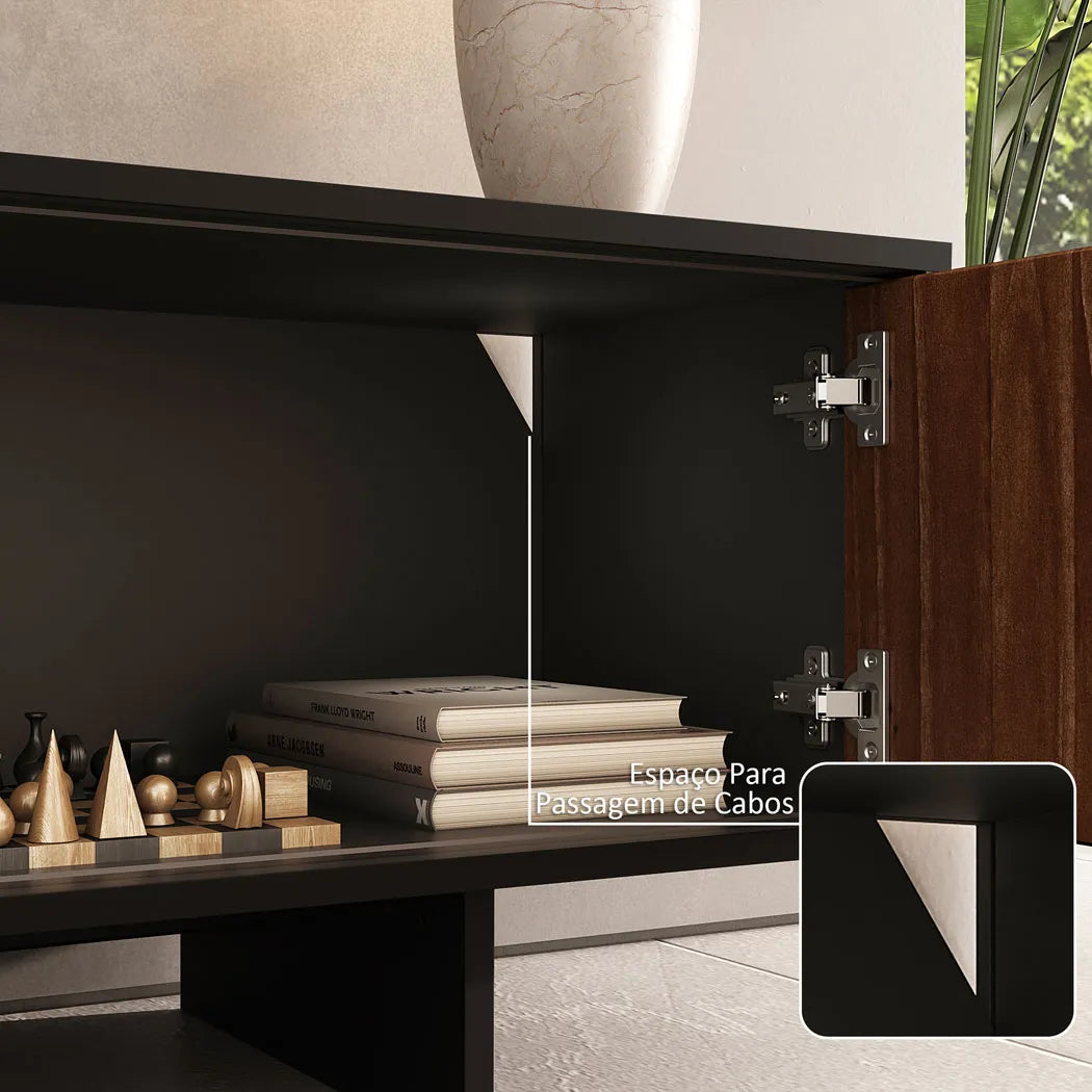 Rack TV Arven 180cm - Madera Maciza