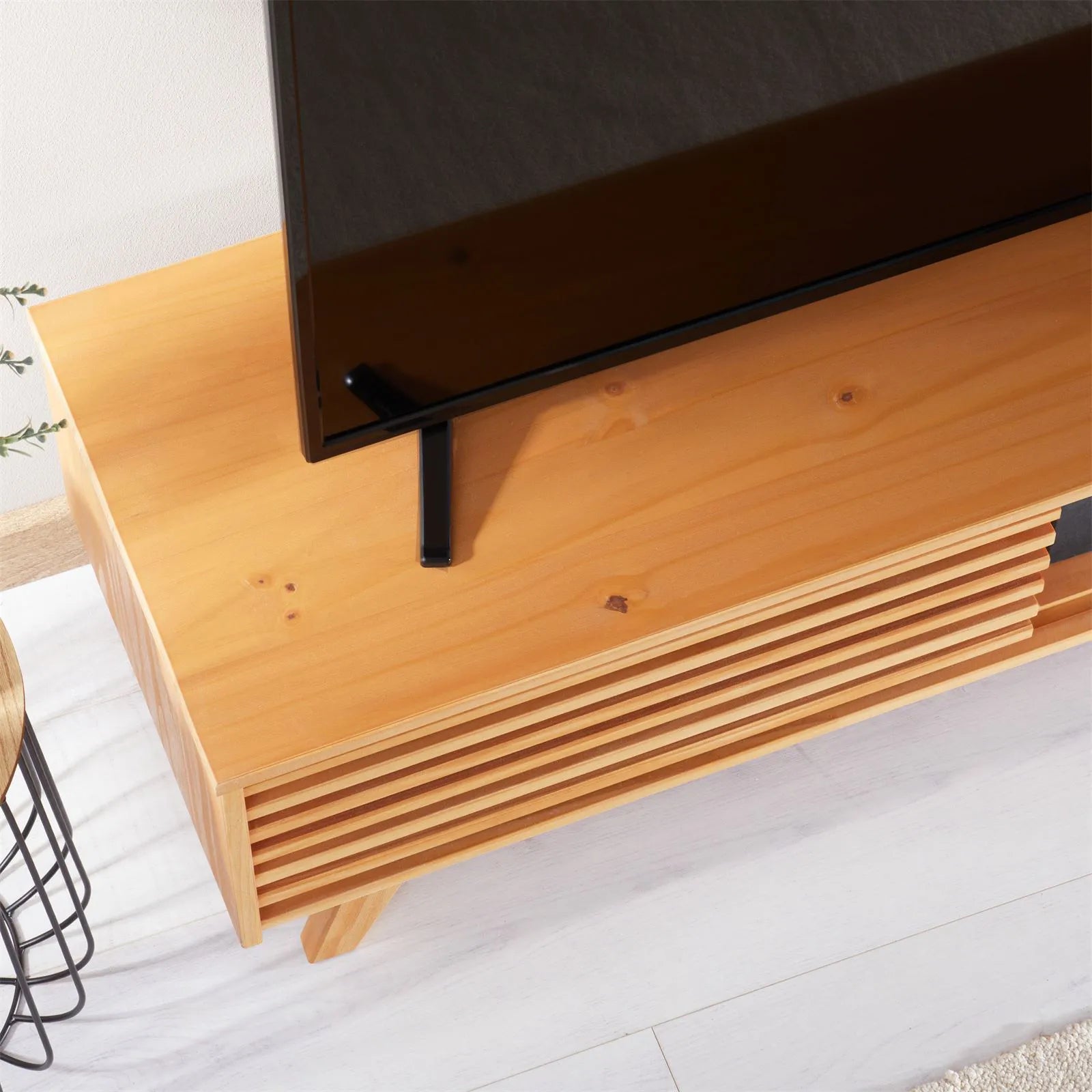 Rack TV 115CM Ray - Madera Maciza