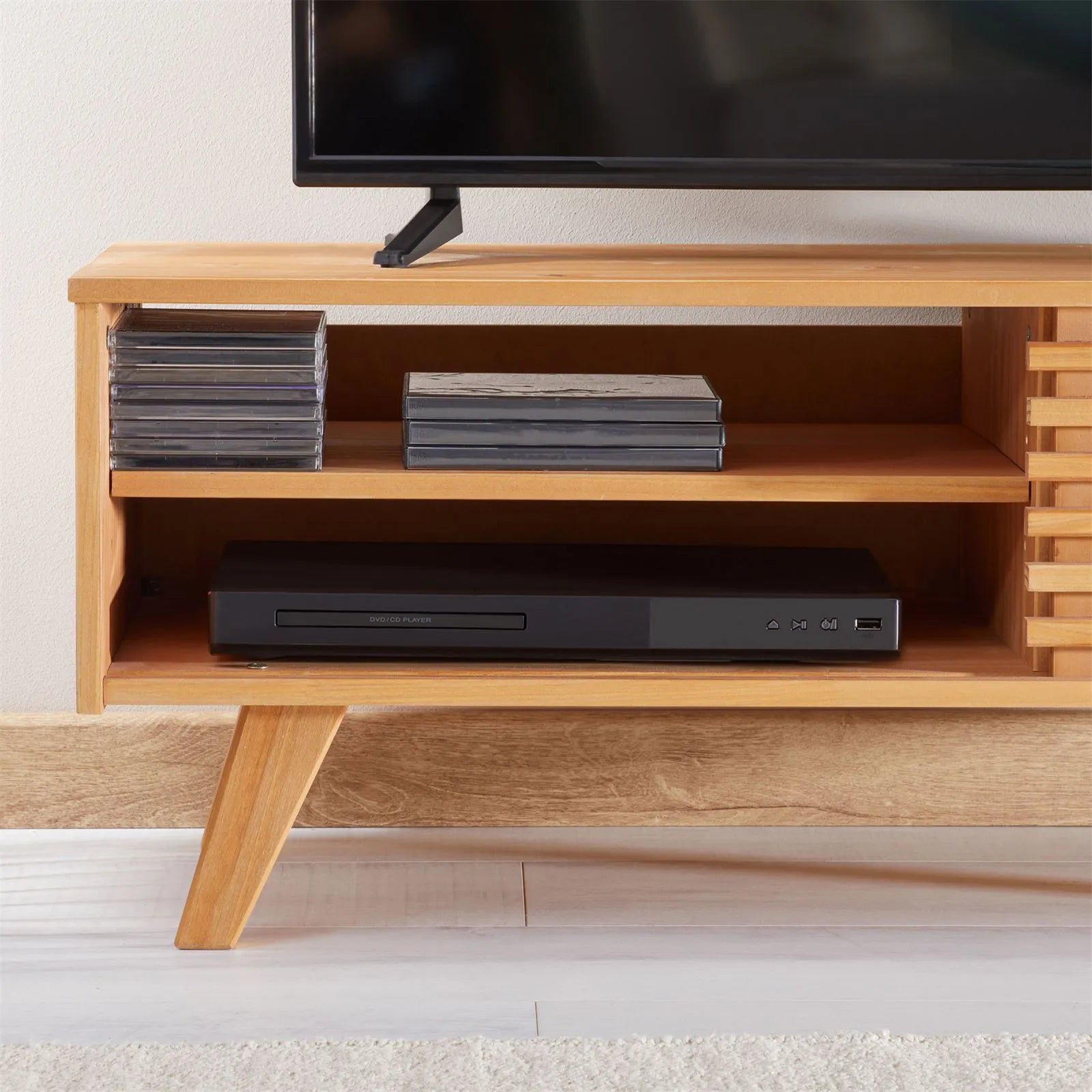 Rack TV 115CM Ray - Madera Maciza