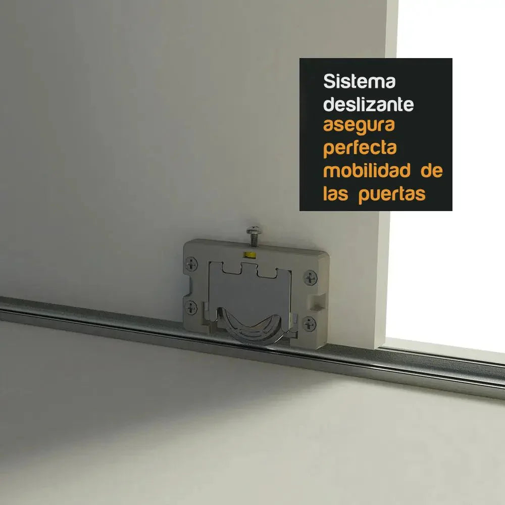 Ropero Matrimonial 100% MDF Zurique 231cm Puertas Corredizas - XC1063D8