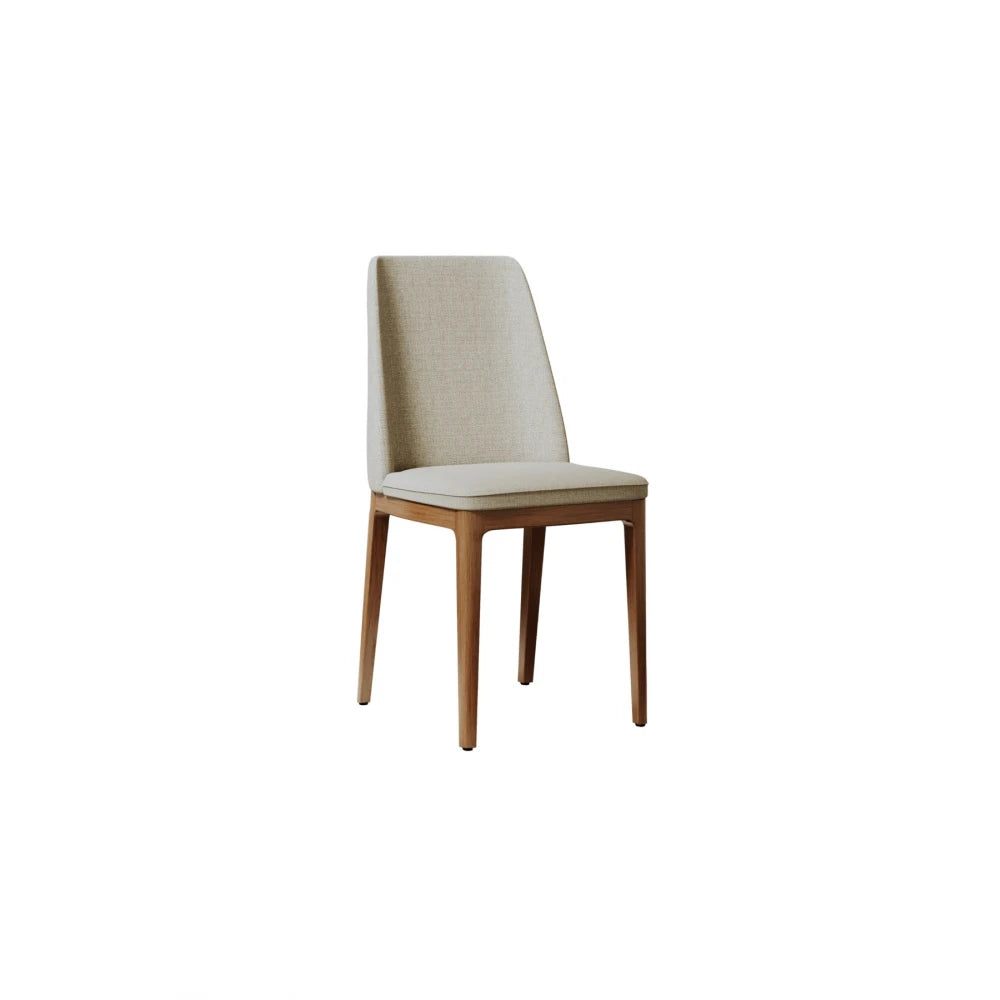 Silla de comedor madera maciza - Línea Manhattan - Lino