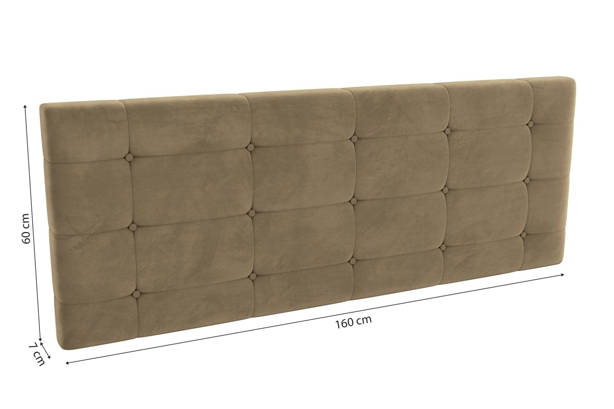CABECERA RESPALDO 2 PLAZAS ESTOFADA ADAPT TERCIOPELO 160CM - BALTON HOGAR - N549-A036