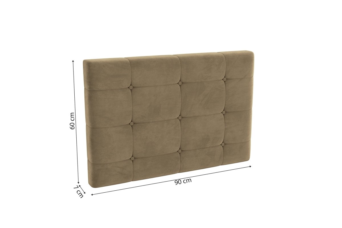 CABECERA RESPALDO 2 PLAZAS ESTOFADA ADAPT TERCIOPELO 90CM - BALTON HOGAR - N547-A036