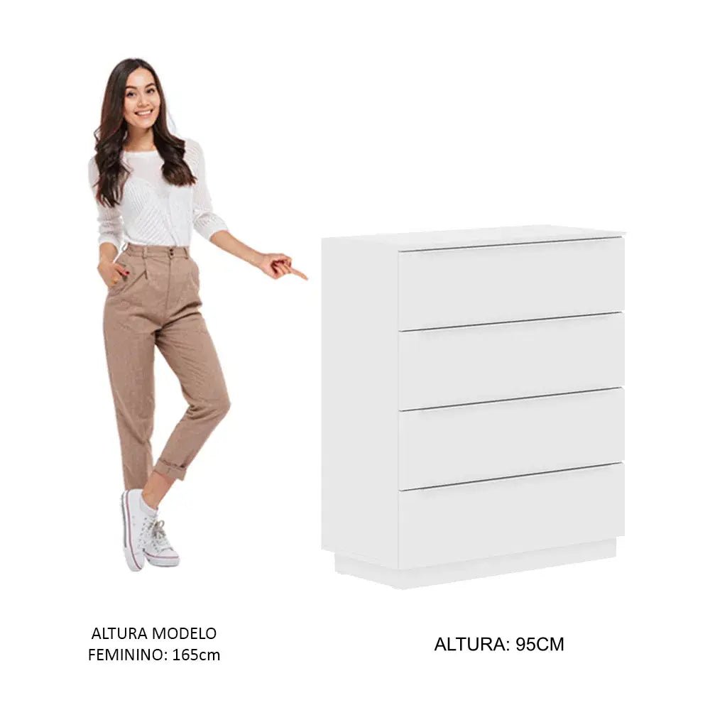 Comoda 4 Cajones - Balton Hogar - 3434091