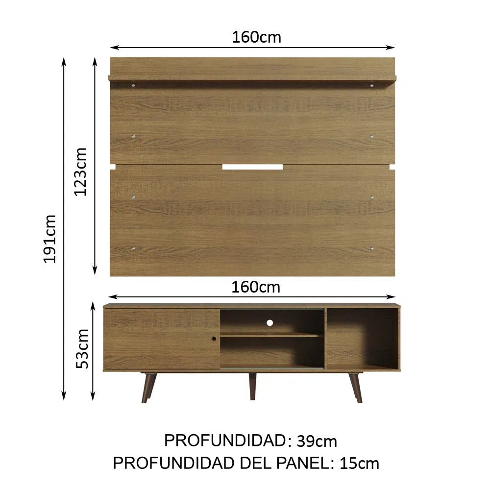 Dubai Rack y panel de TV de hasta 65 pulgadas - MDES0200145Z5Z