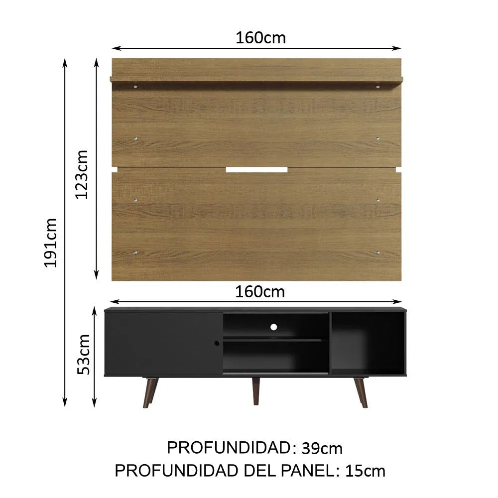 Dubai Rack y panel de TV de hasta 65 pulgadas - MDES0200148N5Z