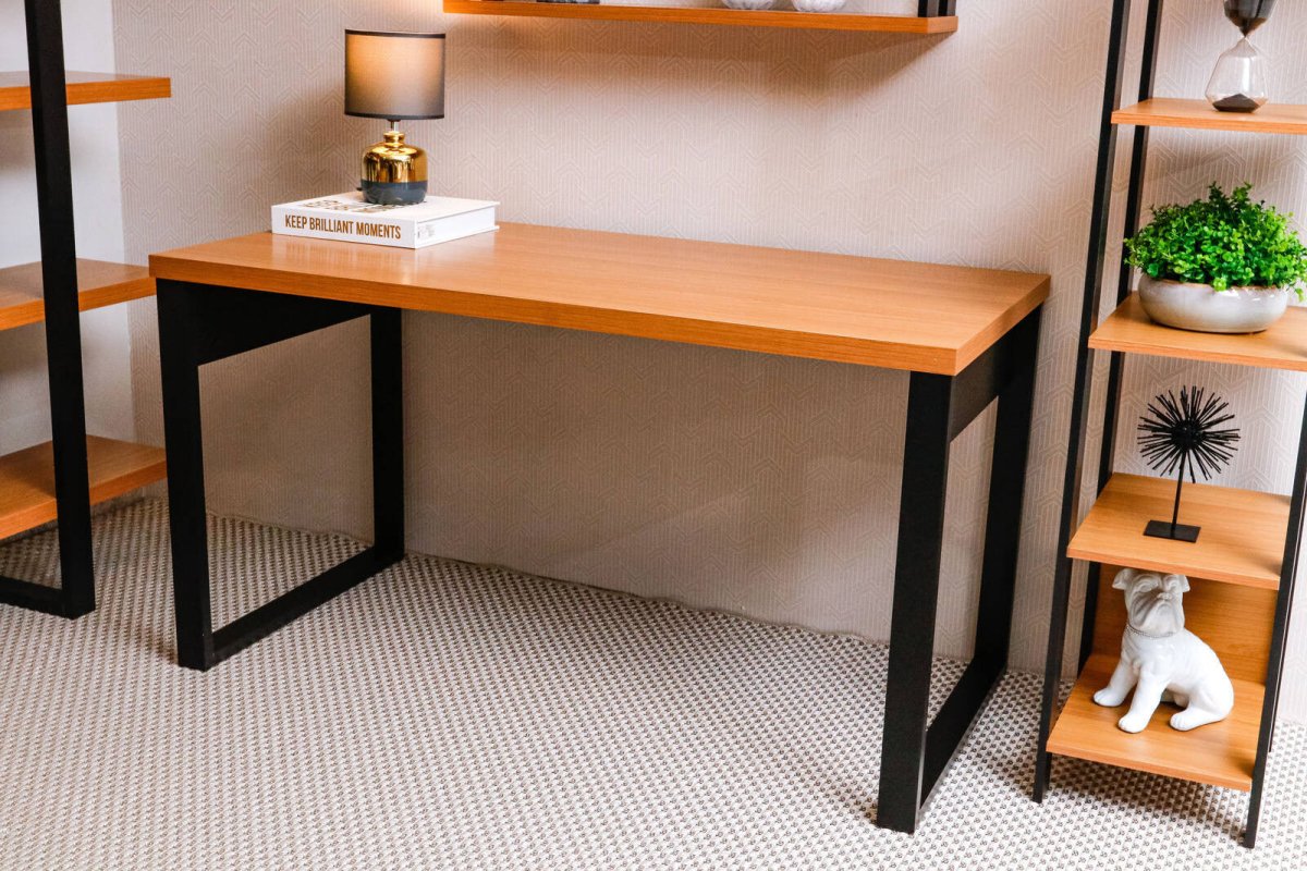 Escritorio Industrial Mesa de Oficina F20 135cm - Balton Hogar - F20JPF