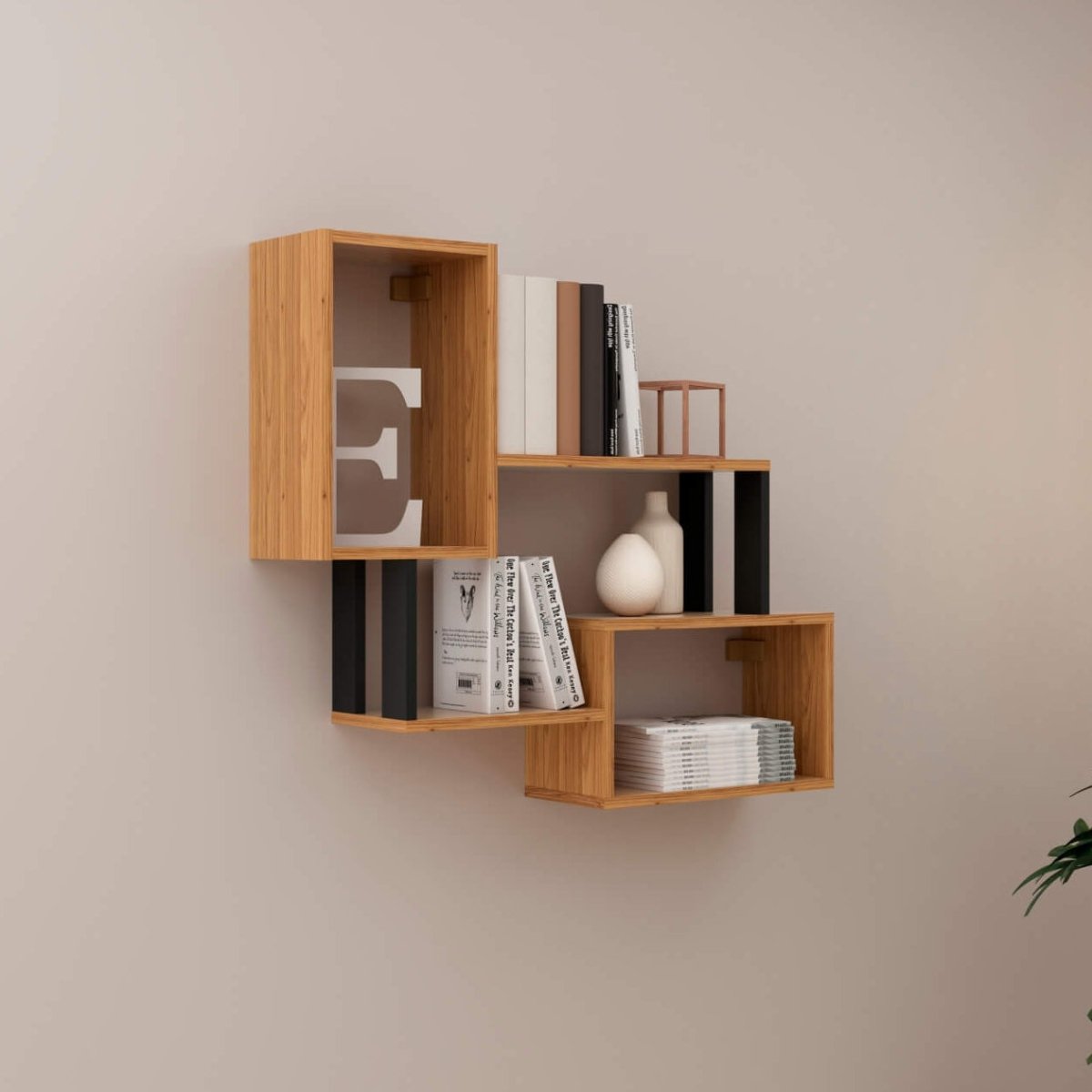 Estante Flotante de Pared Estilo Industrial Repisa 100% Mdf - Balton - F25JPF - F25JPF