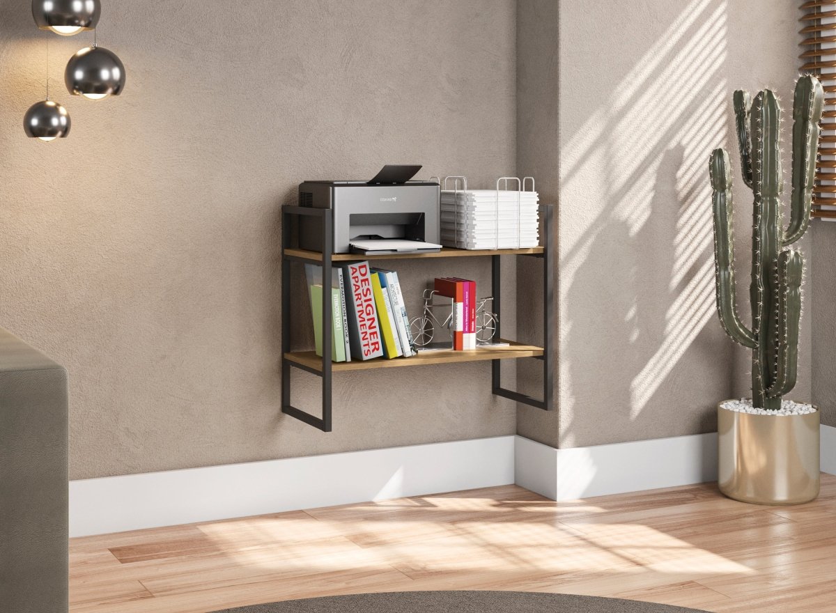 ESTANTERIA BAJA DE PARED REPISA LINEA INDUSTRIAL HIERRO - BALTON HOGAR - LI008-FRPRF