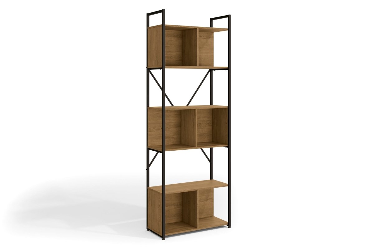 ESTANTERIA CON NICHOS LINEA INDUSTRIAL HIERRO - BALTON HOGAR - LI014-FRPRF