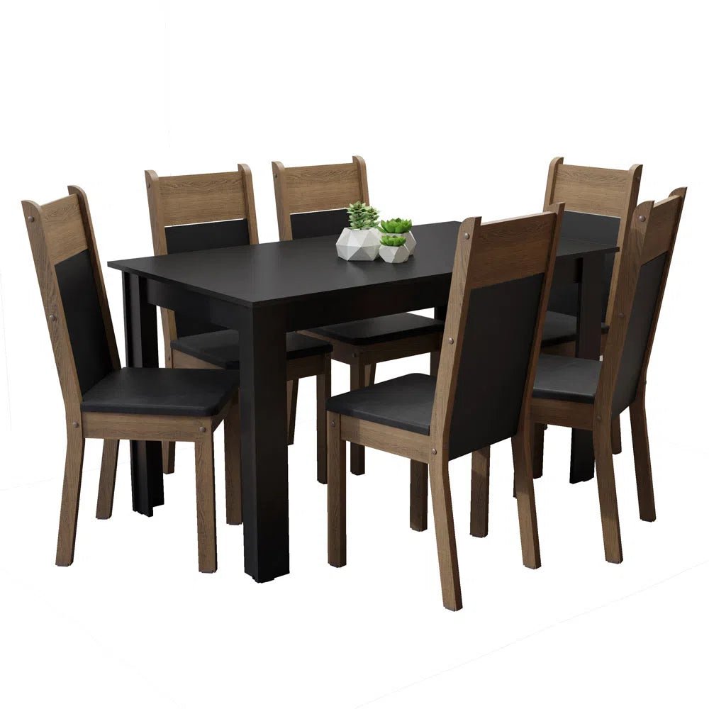 Juego de Comedor Medellin Tapa de Madera con 6 Sillas - Balton - MDJA060017D8PT