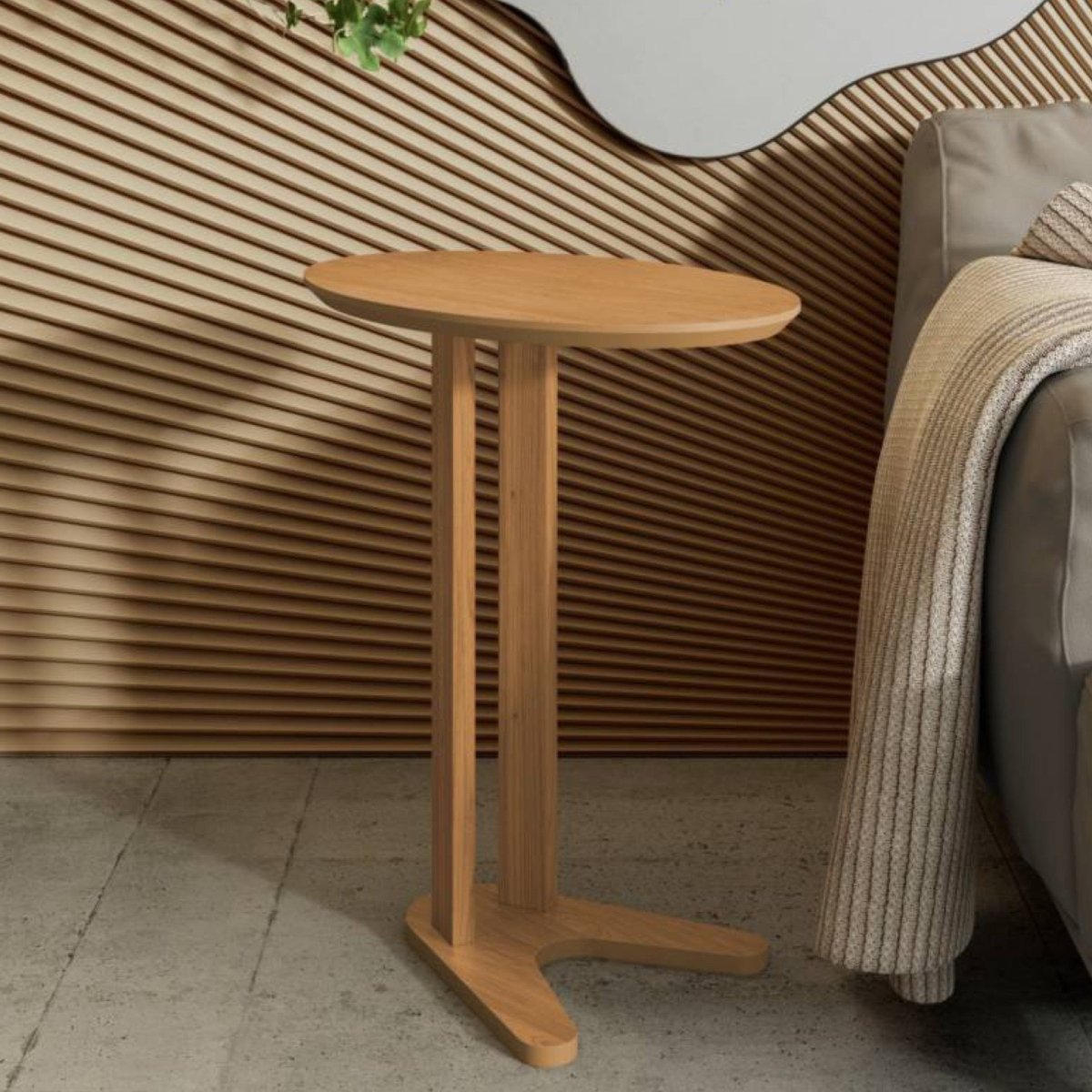 Mesa Auxiliar Para Sofá 60cm 100% MDF - Balton - TB604JJ