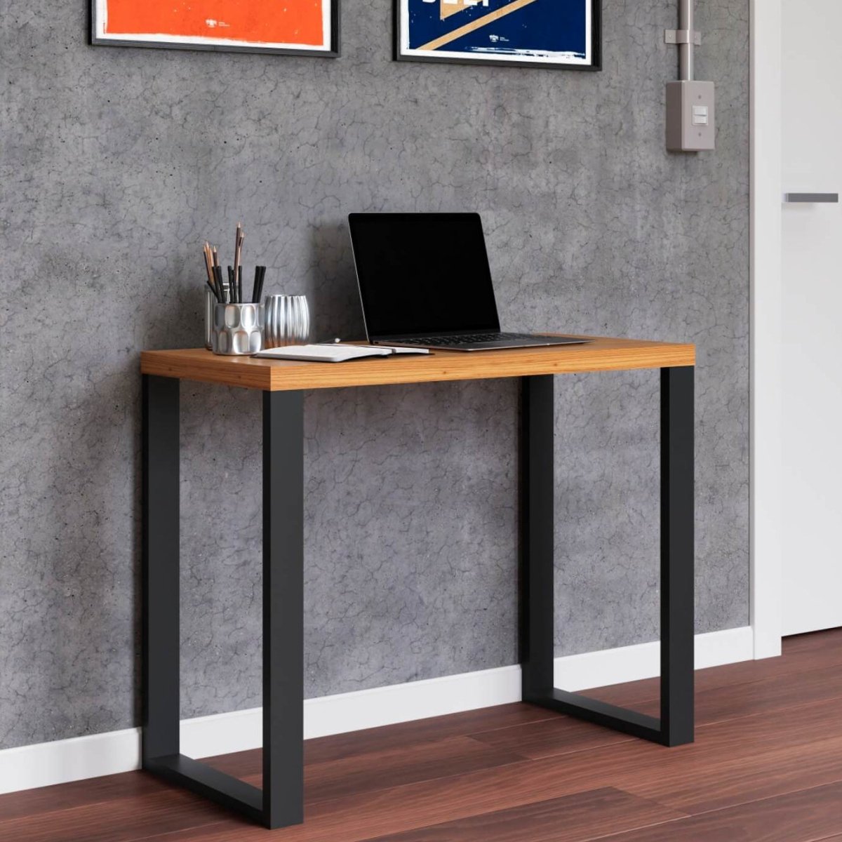 Mesa de Escritorio Estilo Industrial 100% Mdf - Balton - F11JPF - F11JPF