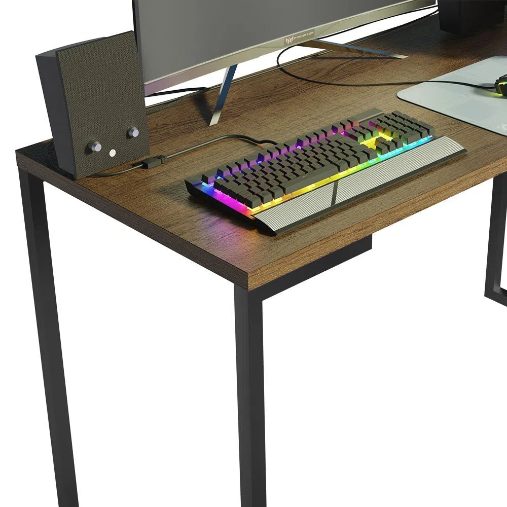 Mesa de escritorio Industrial Madera y Hierro 120cm - Balton Hogar - 94235Z