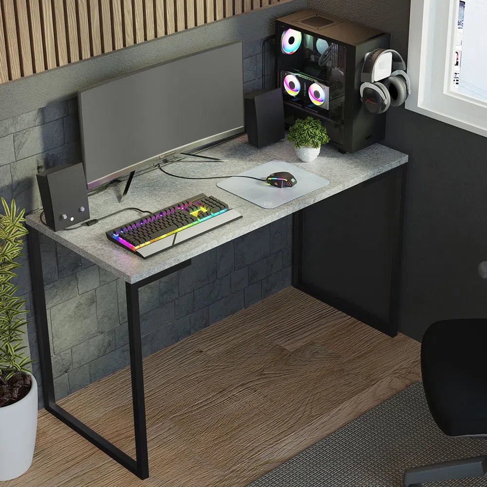 Mesa de escritorio Industrial Madera y Hierro 120cm - Balton Hogar - 94236S