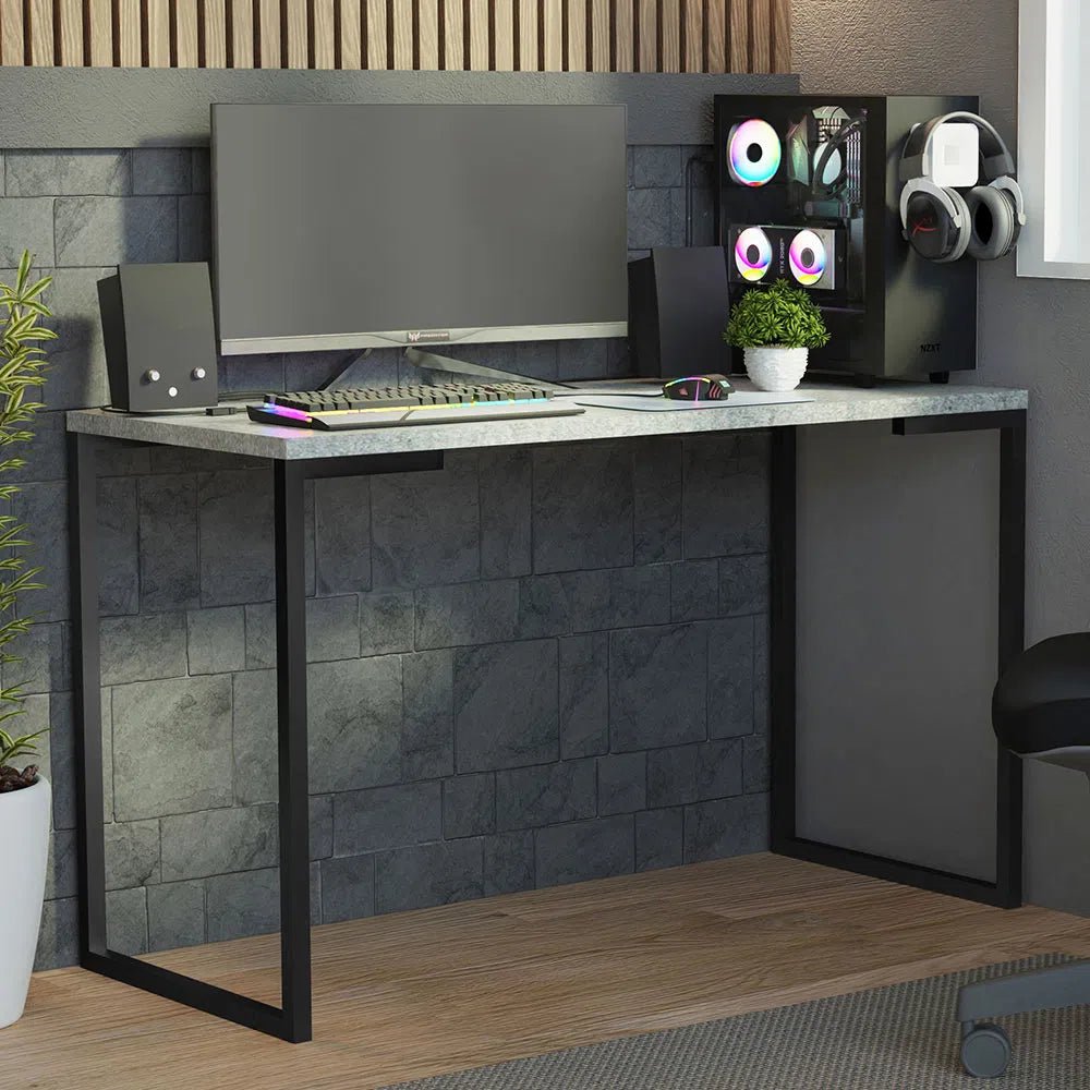 Mesa de escritorio Industrial Madera y Hierro 120cm - Balton Hogar - 94236S