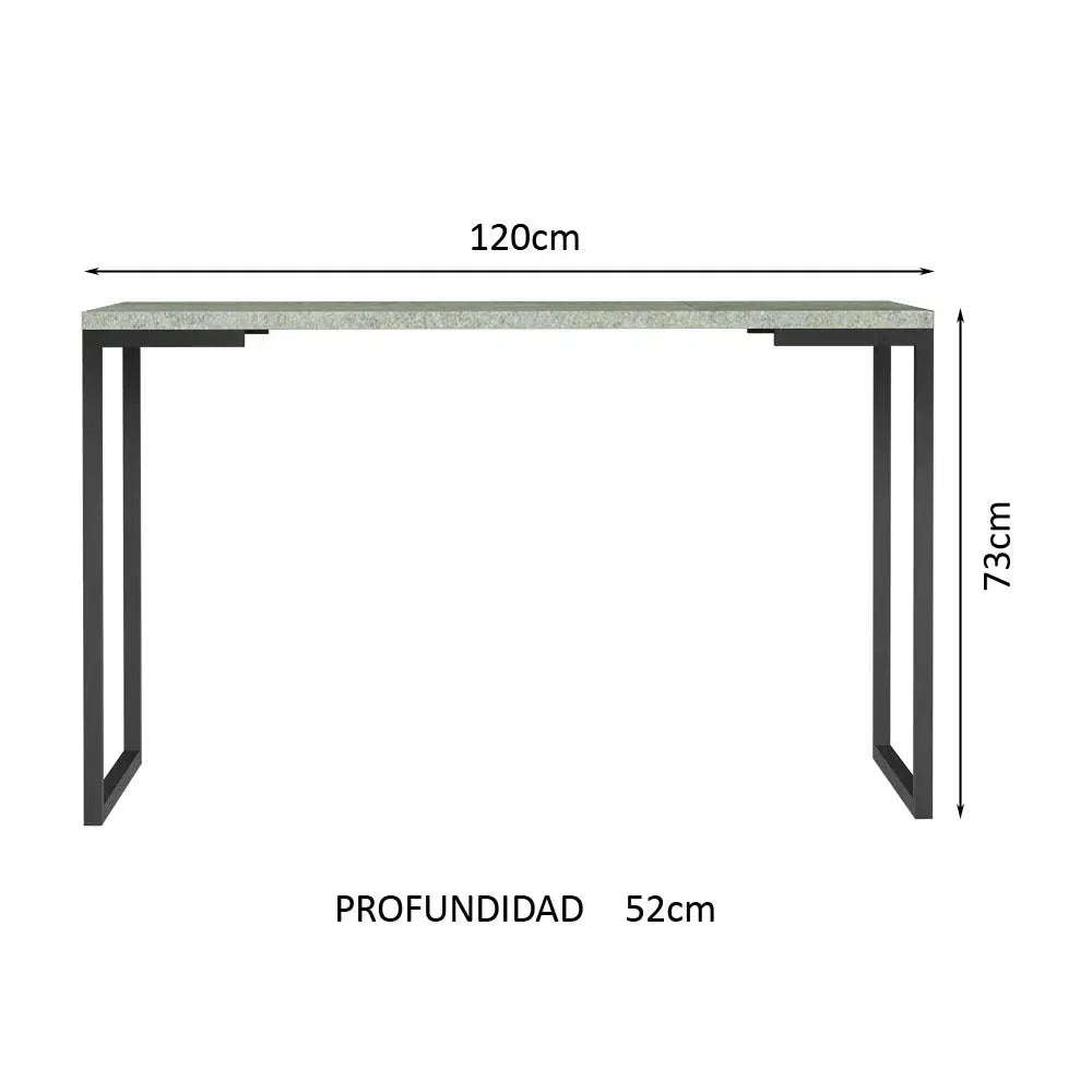Mesa de escritorio Industrial Madera y Hierro 120cm - Balton Hogar - 94236S