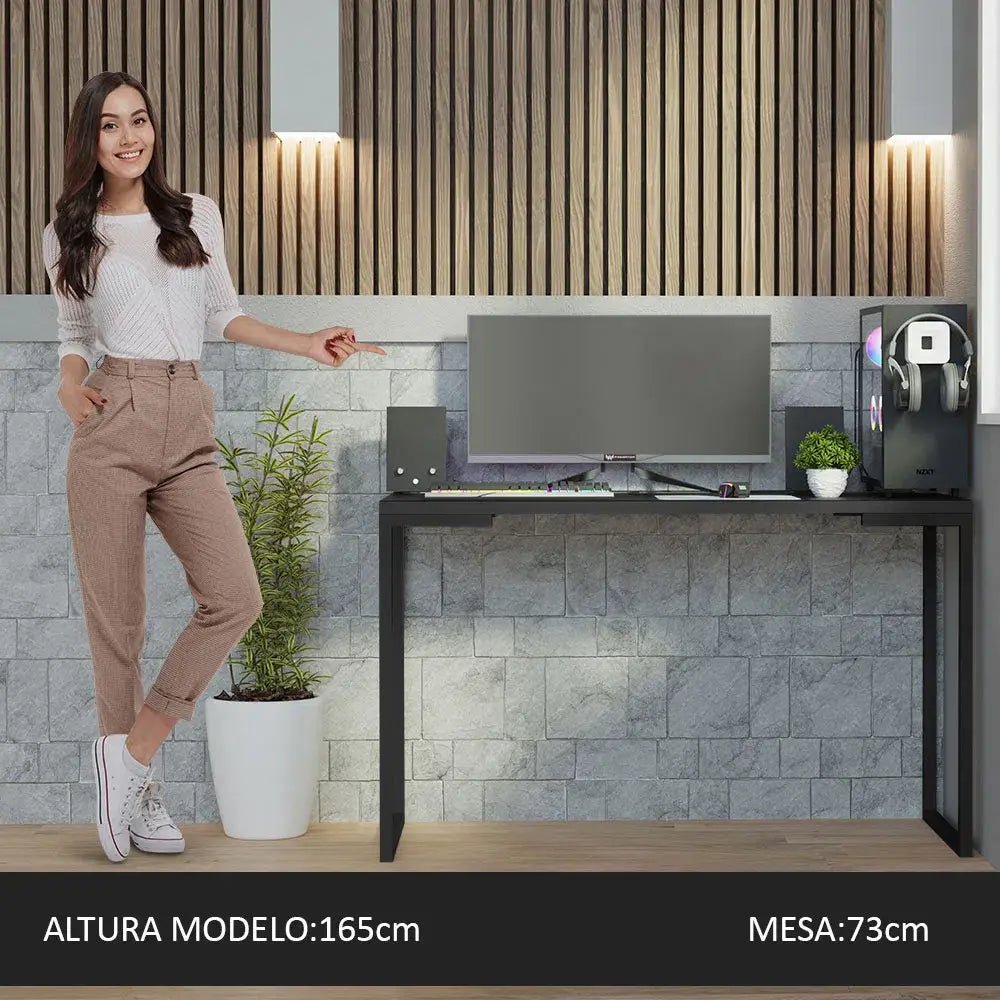 Mesa de escritorio Industrial Madera y Hierro 120cm - Balton Hogar - 942395