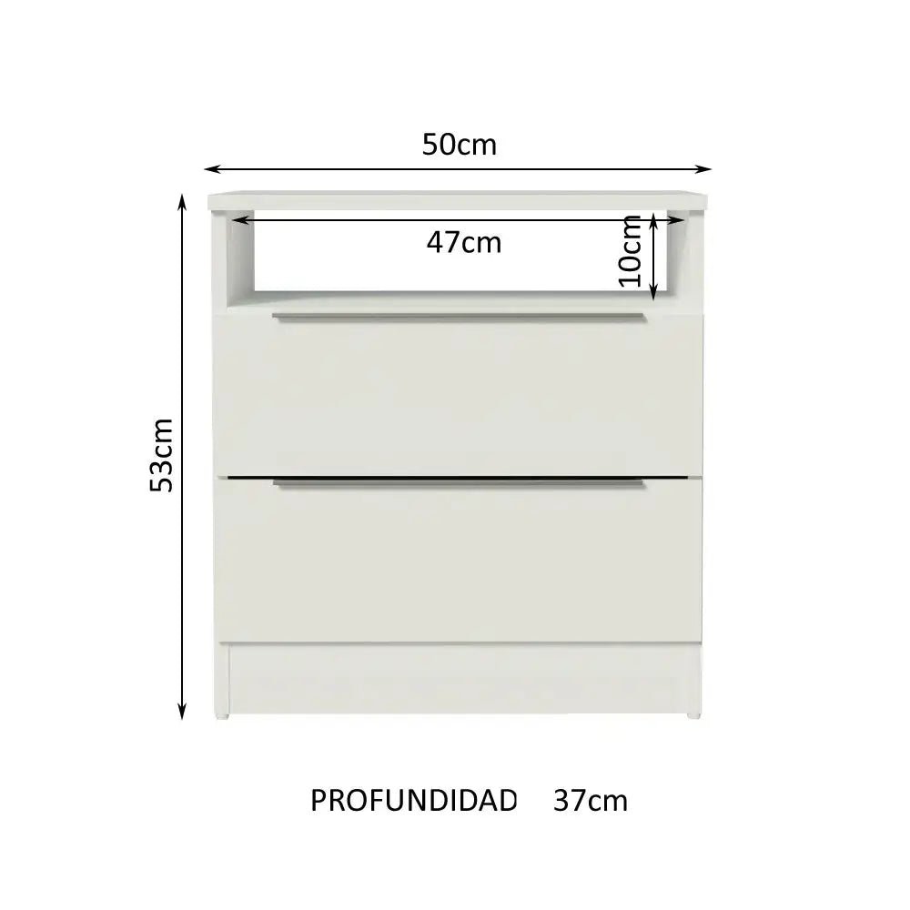 Mesa de Luz con 2 Cajones - Balton Hogar - 3227091