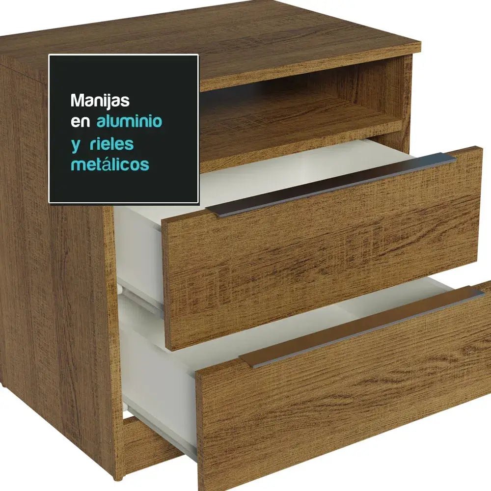 Mesa de Luz con 2 Cajones - Balton Hogar - 32275Z1