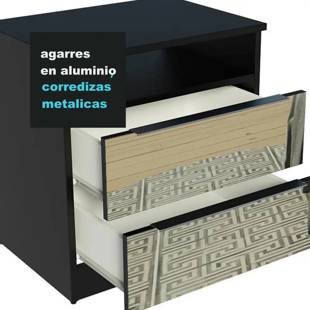 Mesa de Luz con 2 Cajones - Balton Hogar - 32278N