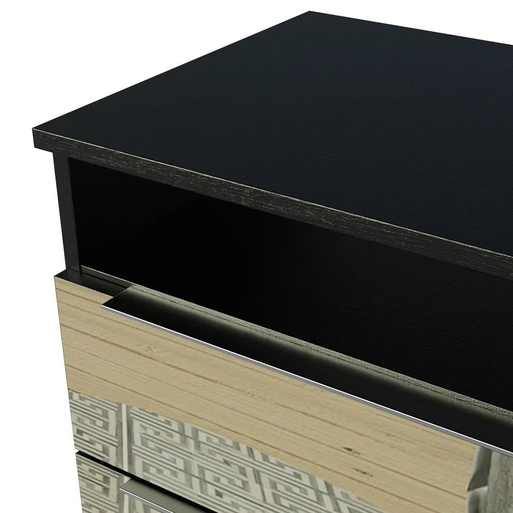 Mesa de Luz con 2 Cajones y Espejo - Balton Hogar - 32278N2E