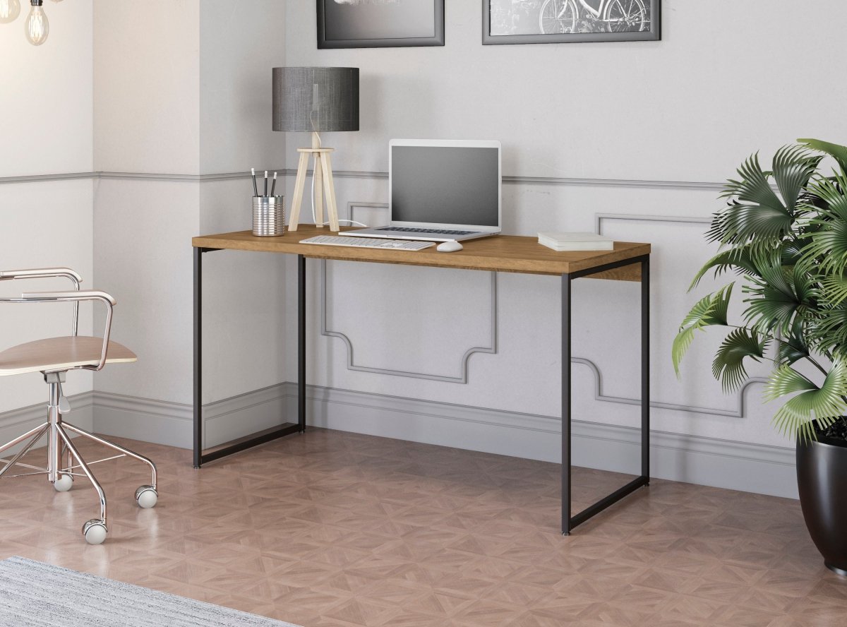 Mesa Escritorio 136cm Linea Industrial Hierro - Balton Hogar - LI003-FRPRF