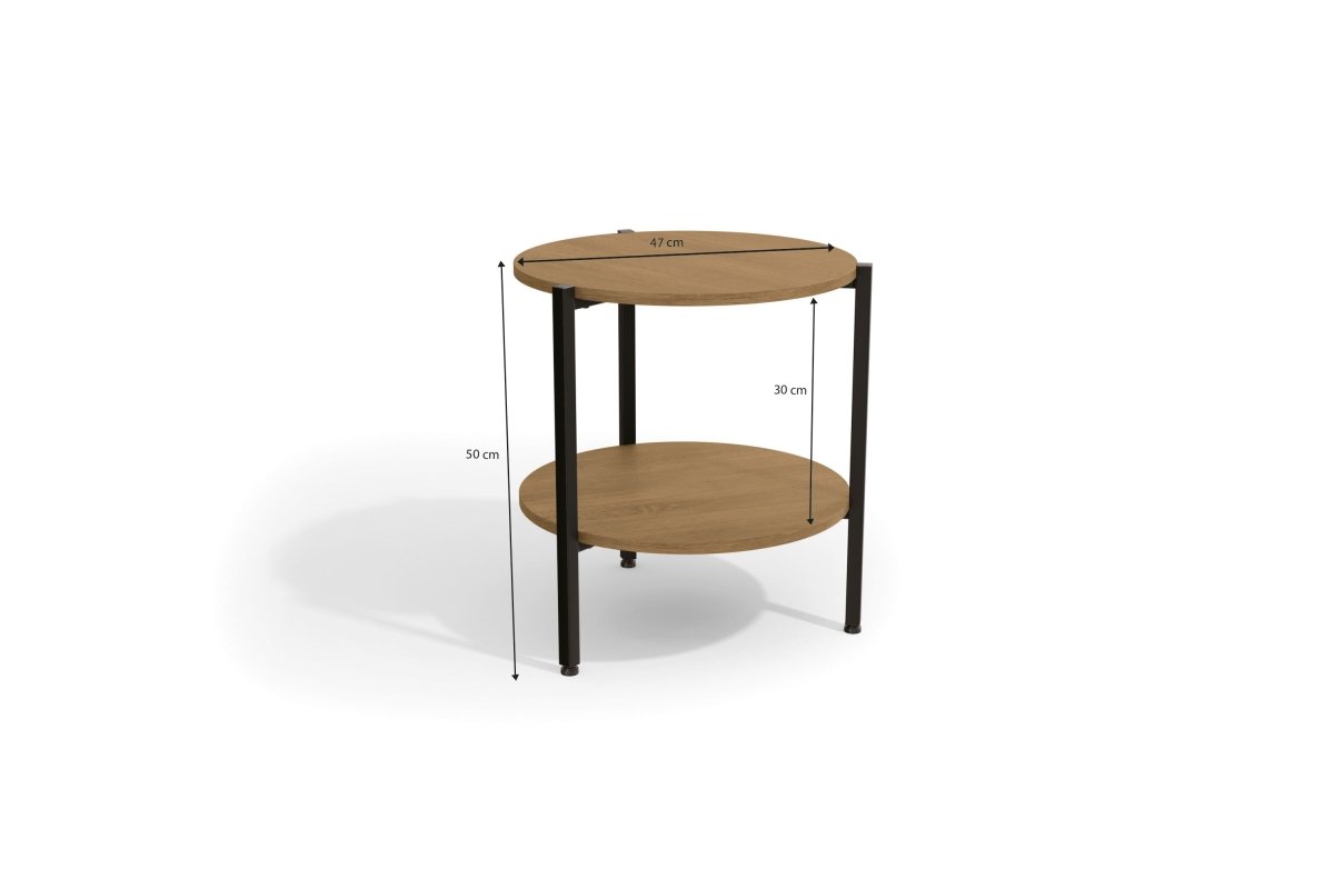 MESA ESQUINERA LINEA INDUSTRIAL HIERRO - BALTON HOGAR - LI017-FRPRF