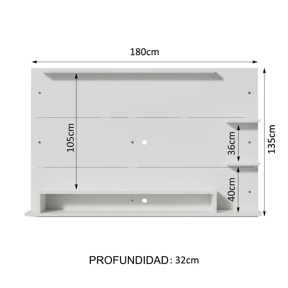 Panel TV con estante hasta 60 Pulgadas - Balton - XA2105091