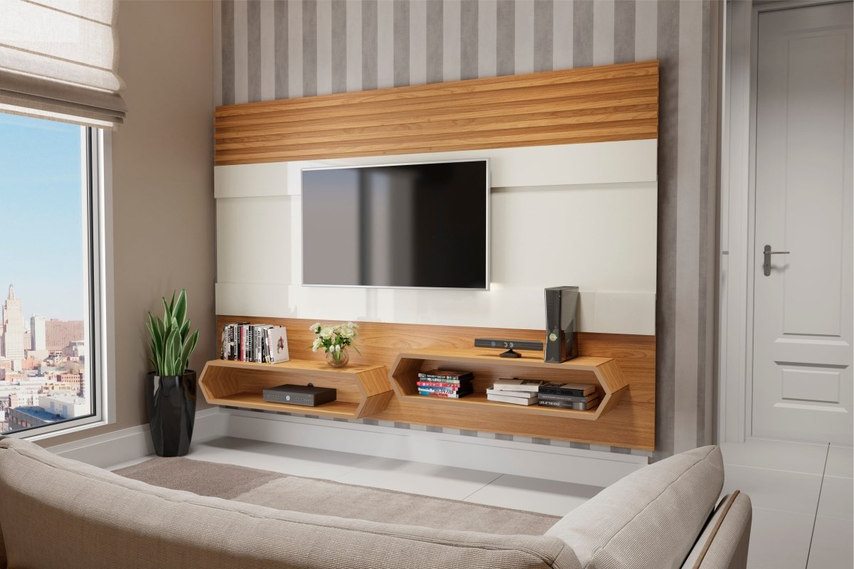 Rack Panel para Tv hasta 65" 220CM 100% Mdf - Balton - PA22WJ - PA22WJ