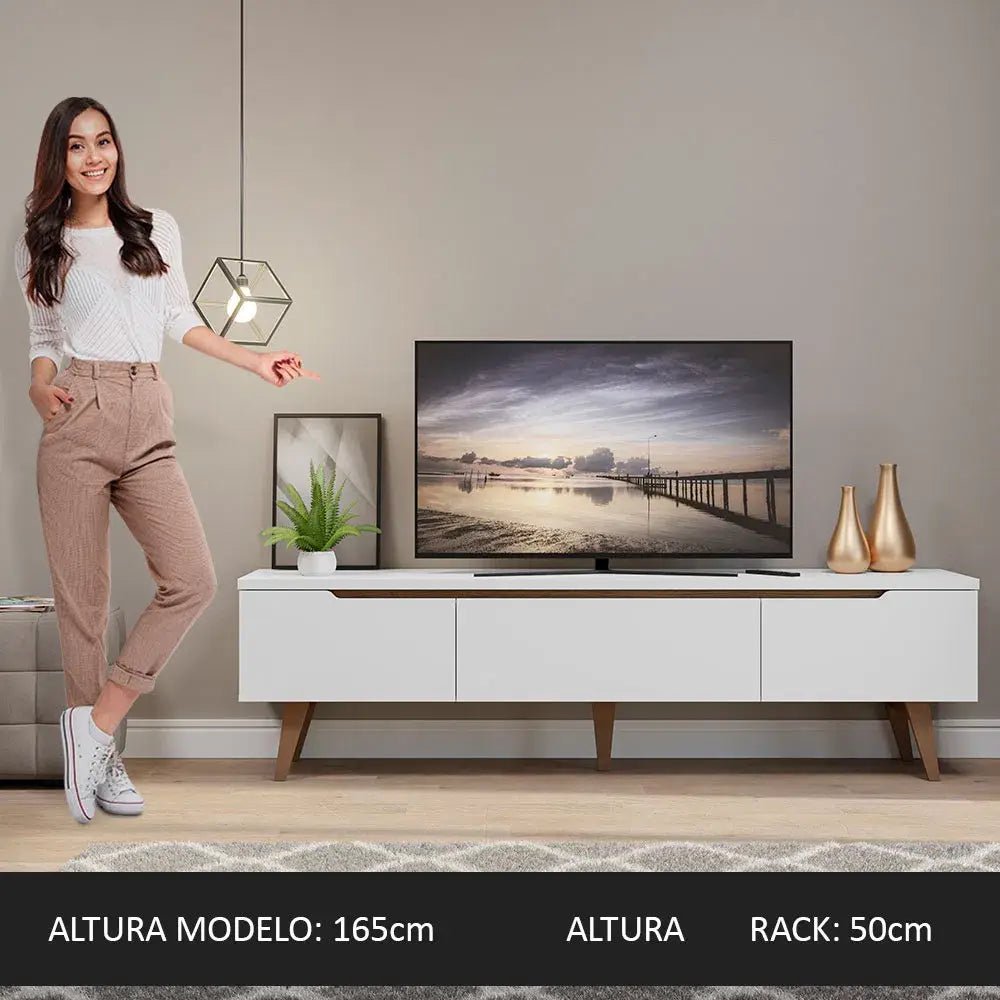 Rack para TV Reims 180cm hasta 75 Pulgadas Balton Hogar - 691709ACP